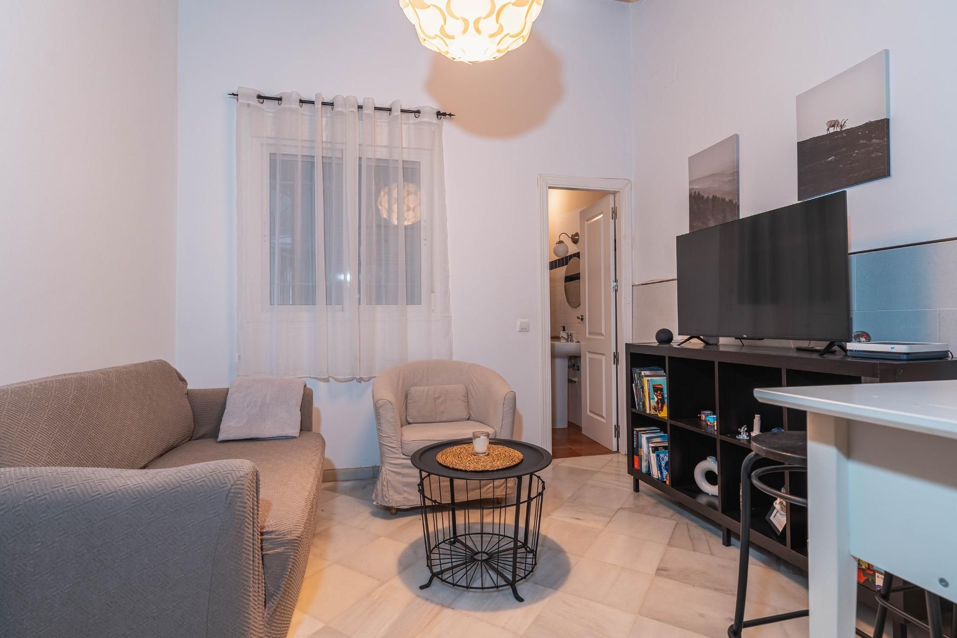 Living room of Duplex for sale in  Sevilla Capital  with Air Conditioner