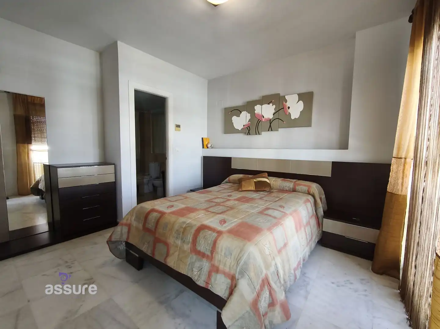 Habitación de Casa adosada en venta en Huelva con Aire acondicionado, Calefacción y Jardín privado