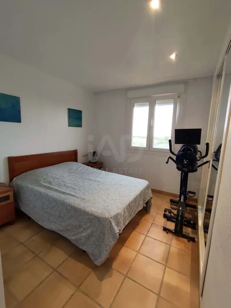 Schlafzimmer von Dachboden zum Verkauf in San Jorge / Sant Jordi mit Klimaanlage, Terrasse und Schwimmbad