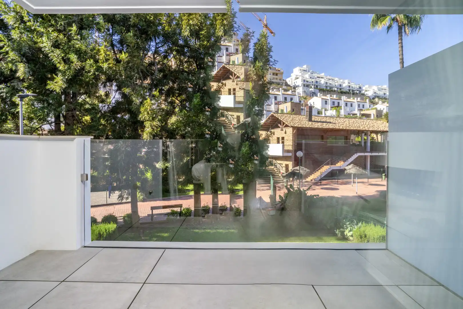 Terrasse von Wohnungen zum Verkauf in Mijas mit Klimaanlage, Terrasse und Abstellraum