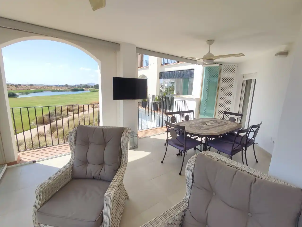 Terrasse von Wohnungen zum Verkauf in Murcia