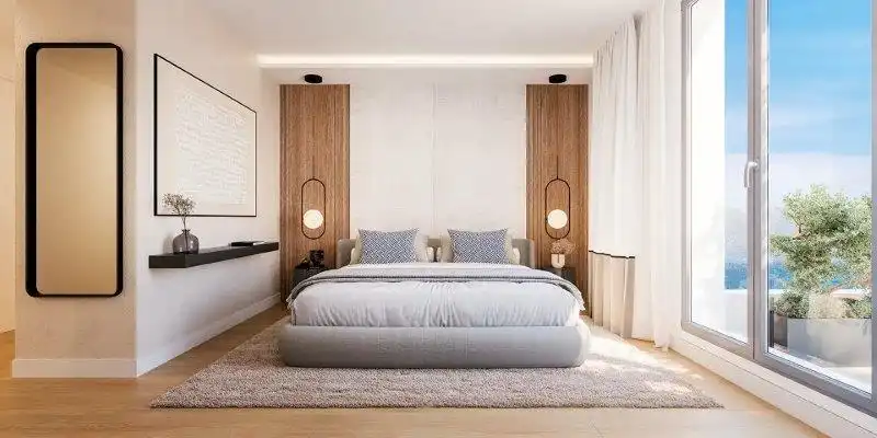Bedroom of Flat for sale in Manilva  with Air Conditioner, Heating and Private garden