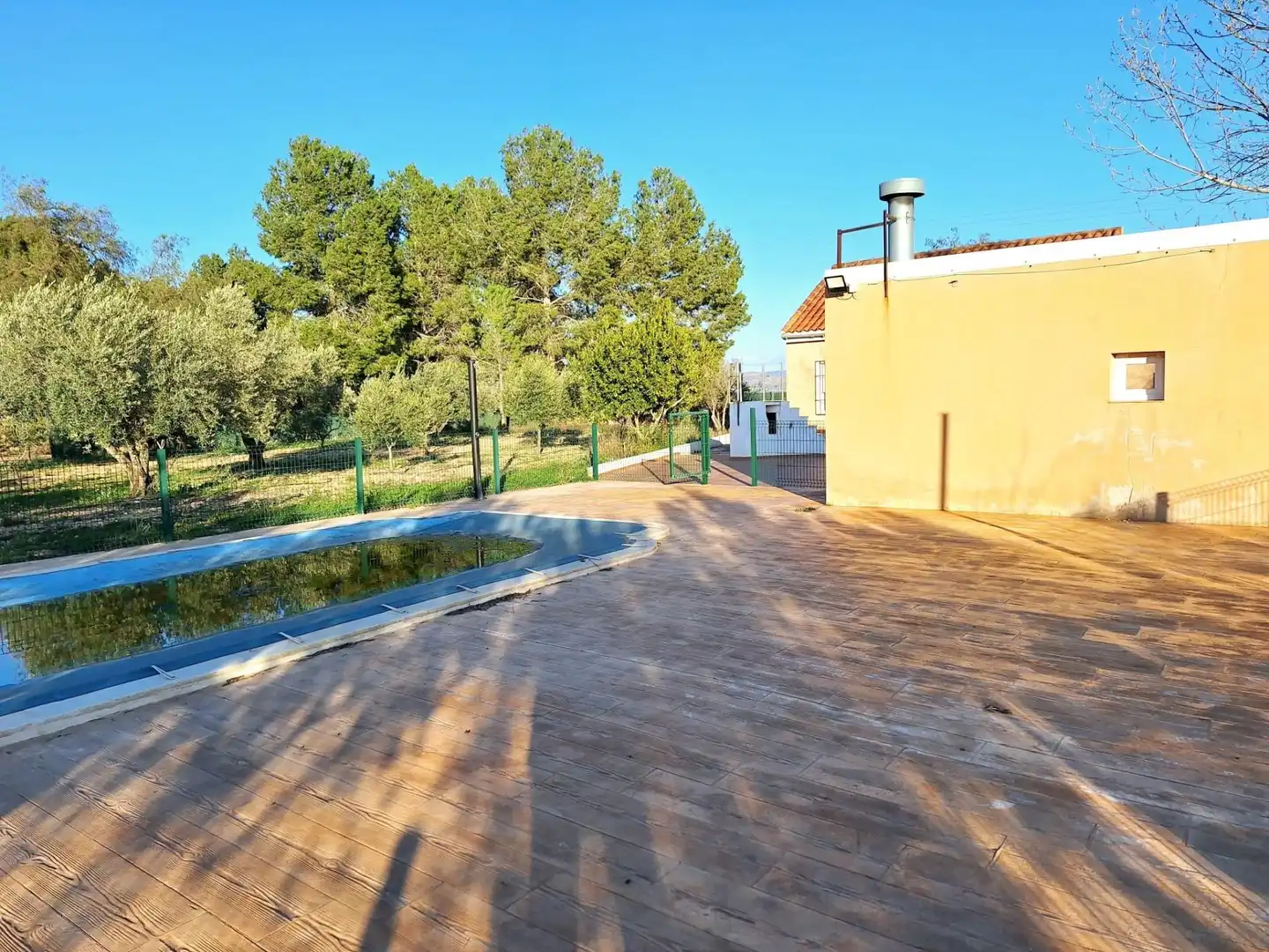 Terrassa de Casa o xalet en venda en Caudete amb Aire condicionat, Terrassa i Piscina