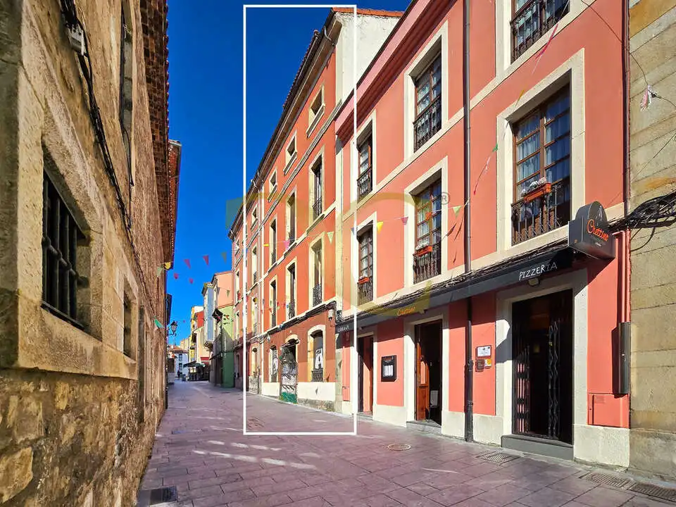 Exterior view of Flat for sale in Gijón   with Heating