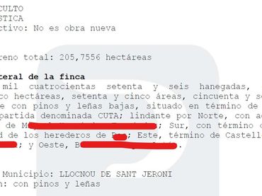 Terreny rústic en venda a Llocnou de Sant Jeroni