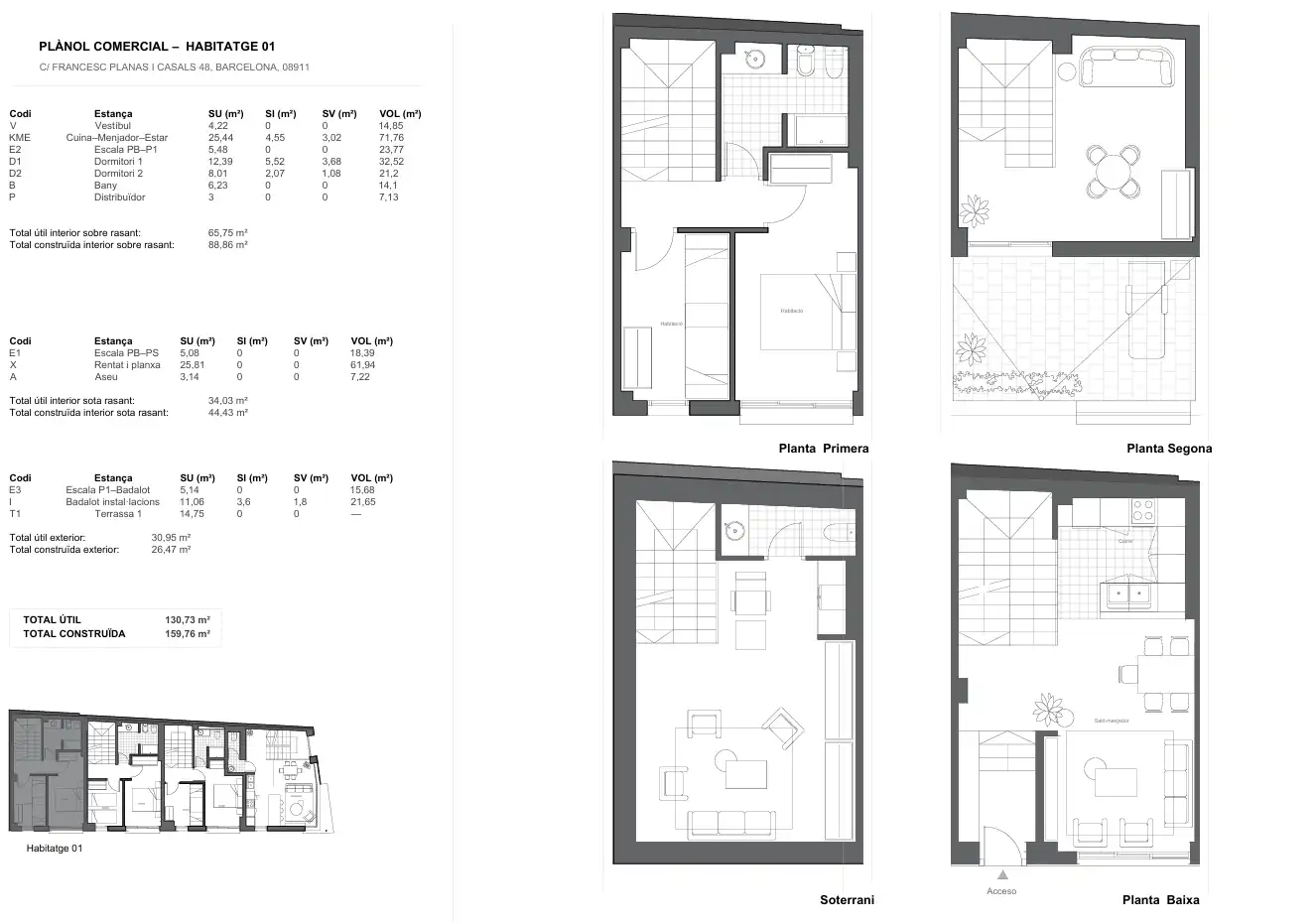 Detached homes for sale in Badalona  with Air Conditioner, Heating and Terrace