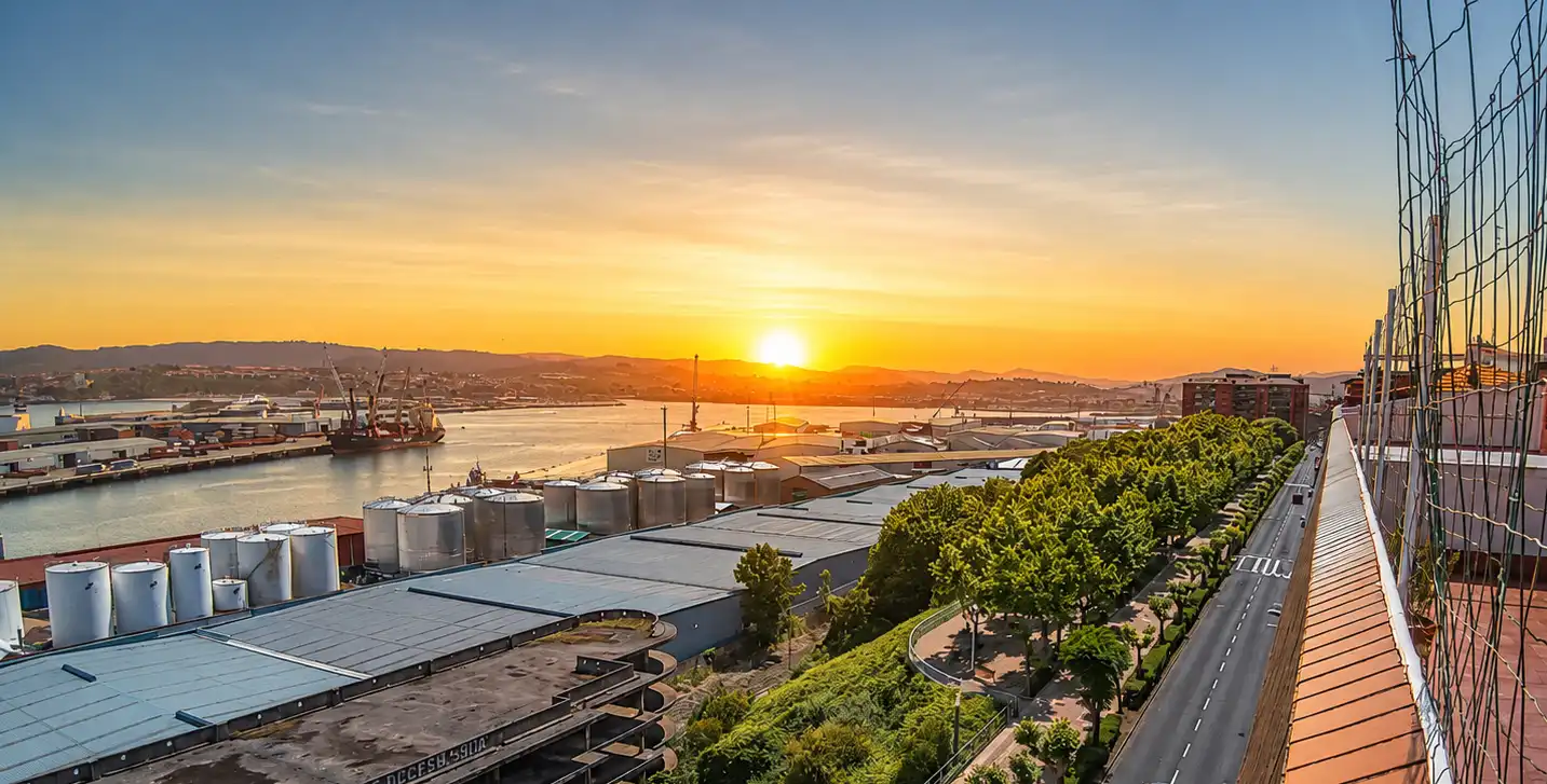 Vista exterior de Piso en venta en Santurtzi  con Calefacción, Terraza y Amueblado