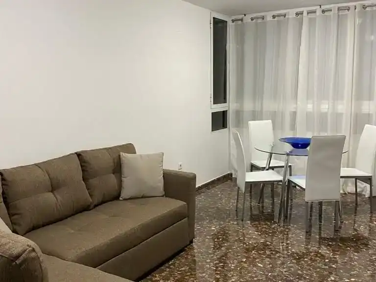 Sala de estar de Piso en venta en  Valencia Capital con Aire acondicionado y Balcón