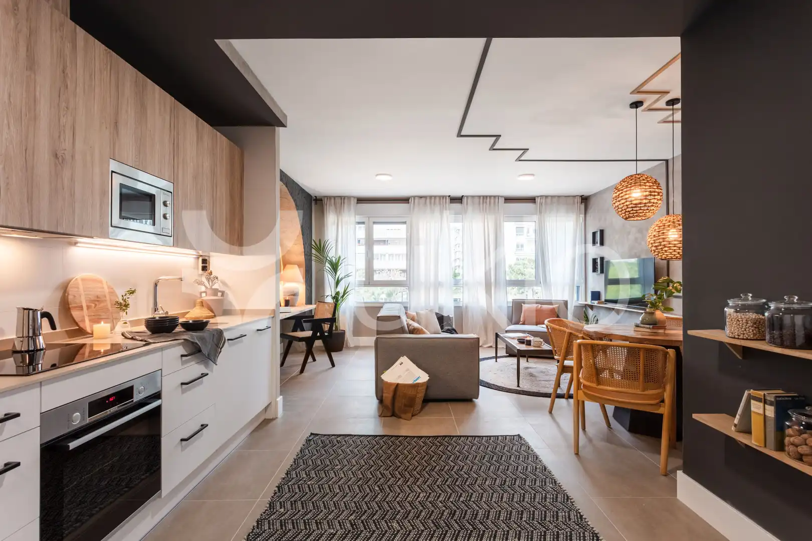 Living room of Apartments for rent in Madrid  with Air Conditioner, Heating and Terrace