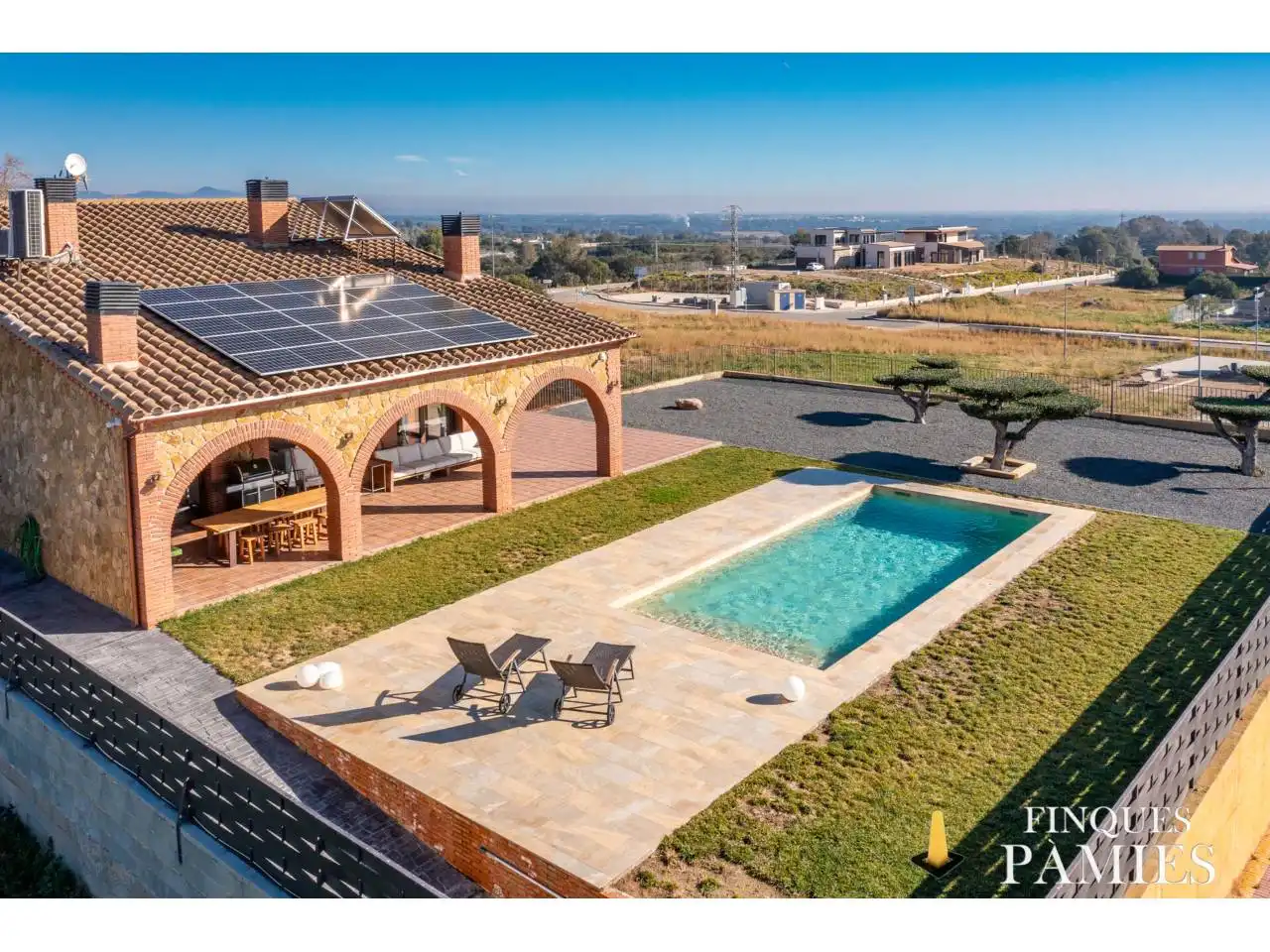 Terrassa de Casa o xalet en venda en Vilanova d'Escornalbou amb Aire condicionat, Calefacció i Jardí privat