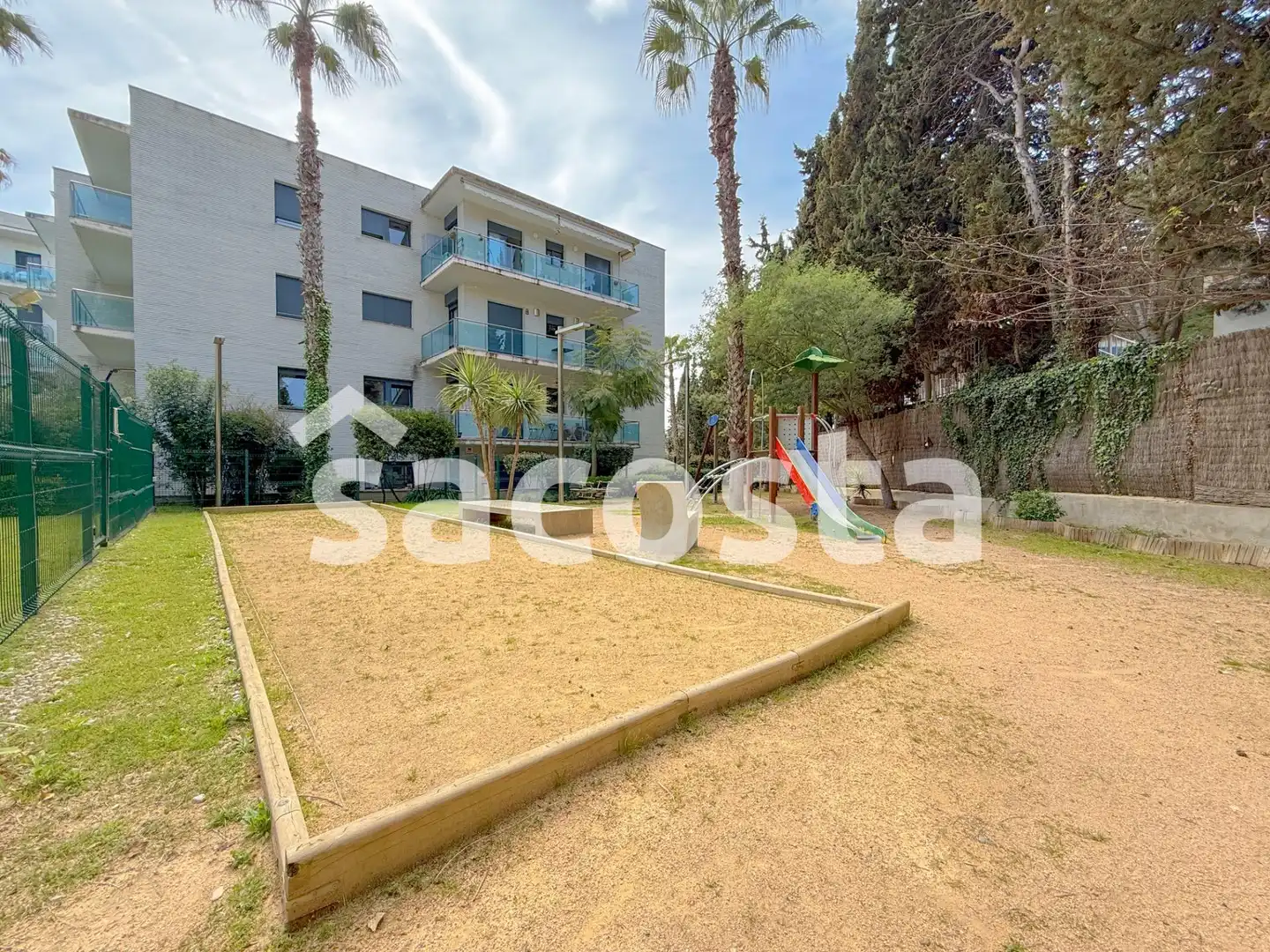Exterior view of Flat for sale in Lloret de Mar  with Air Conditioner, Heating and Private garden