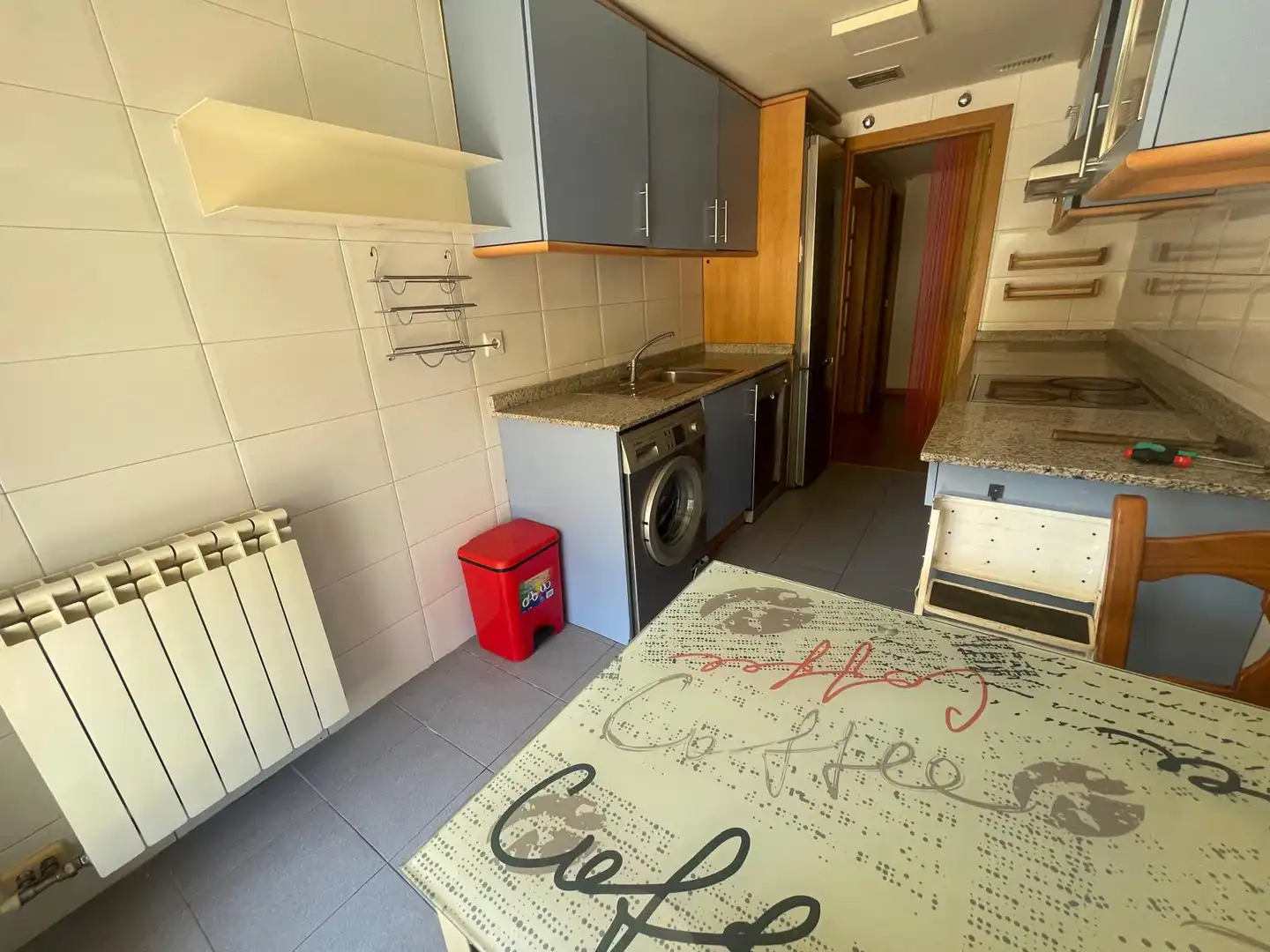 Cocina de Piso de alquiler en Zaragoza con Aire acondicionado, Calefacción y Parquet