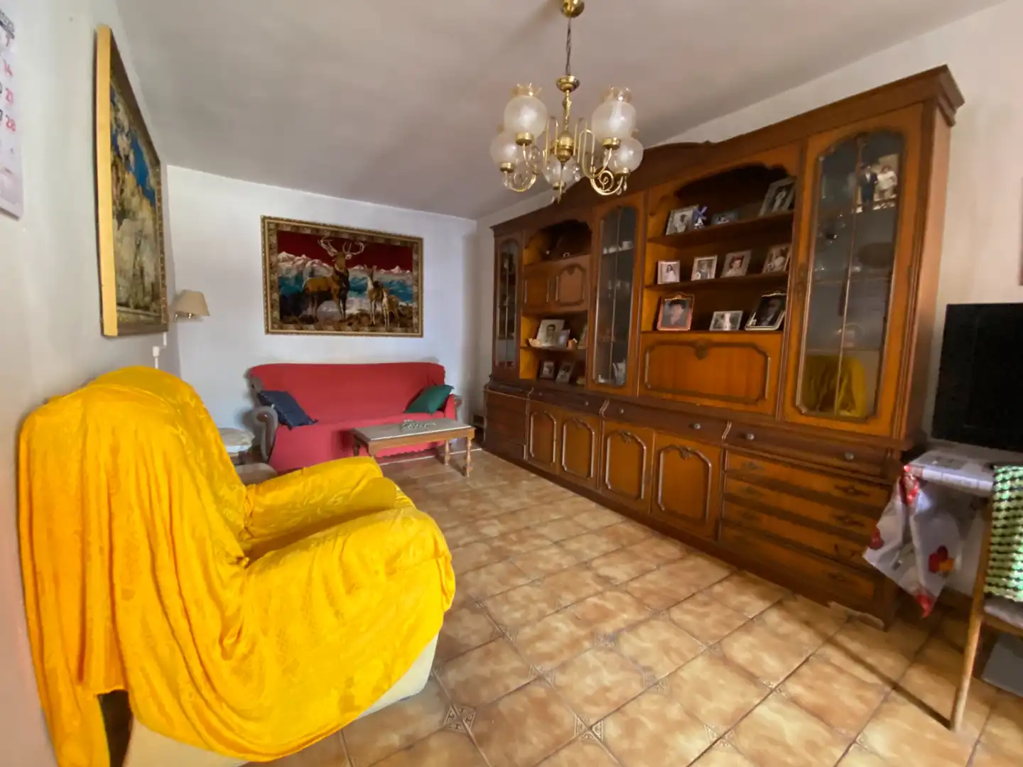 Sala de estar de Casa o chalet en venta en Baltanás con Calefacción, Trastero y Amueblado
