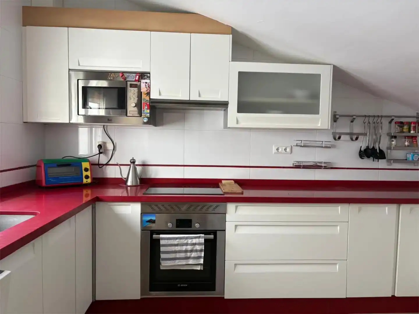 Kitchen of Flat for rent in Vélez-Rubio  with Air Conditioner, Parquet flooring and Storage room