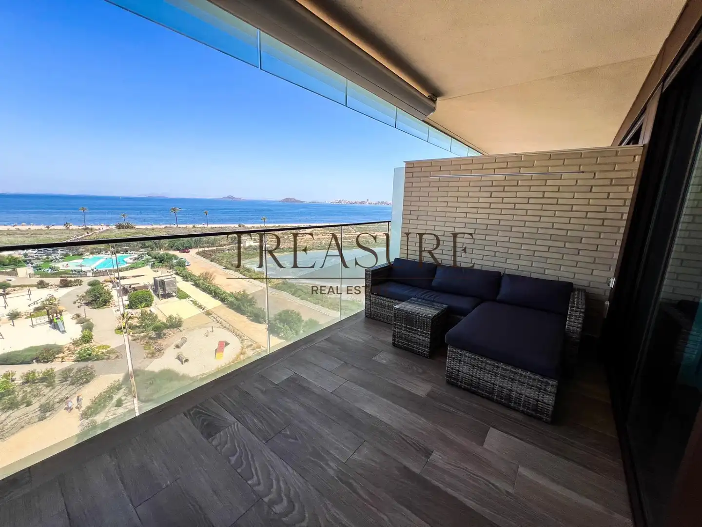 Terrace of Apartments for sale in Cartagena  with Private garden, Terrace and Community pool
