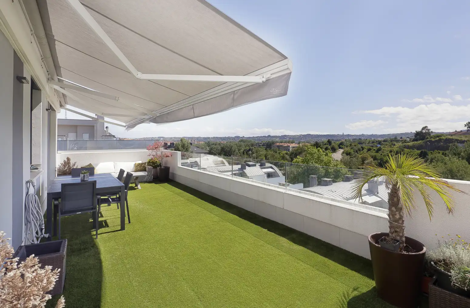 Terrace of Flat for sale in Gijón   with Heating, Parquet flooring and Terrace