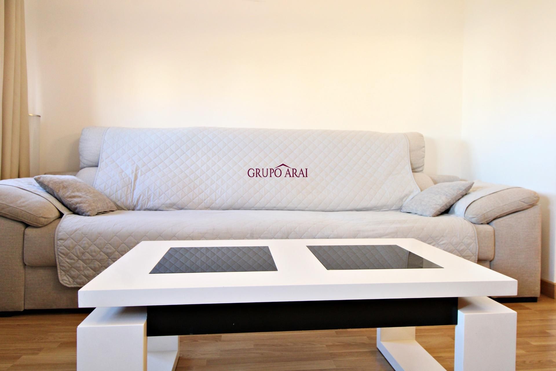 Wohnzimmer von Wohnung zum Verkauf in Alicante / Alacant mit Klimaanlage, Privatgarten und Möbliert