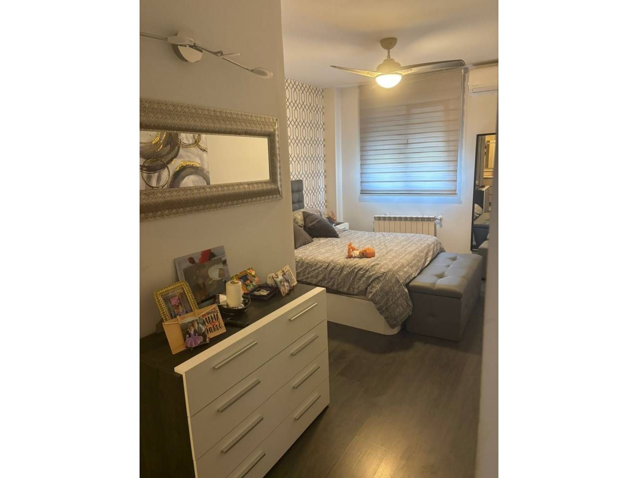Bedroom of Flat for sale in  Madrid Capital  with Air Conditioner, Private garden and Terrace