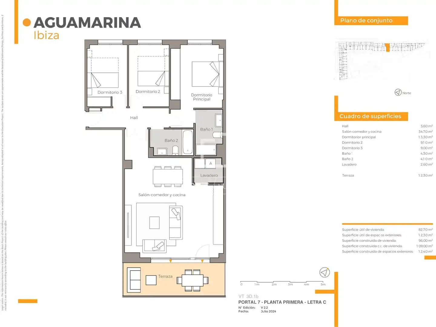 Flat for sale in Eivissa  with Air Conditioner, Terrace and Swimming Pool
