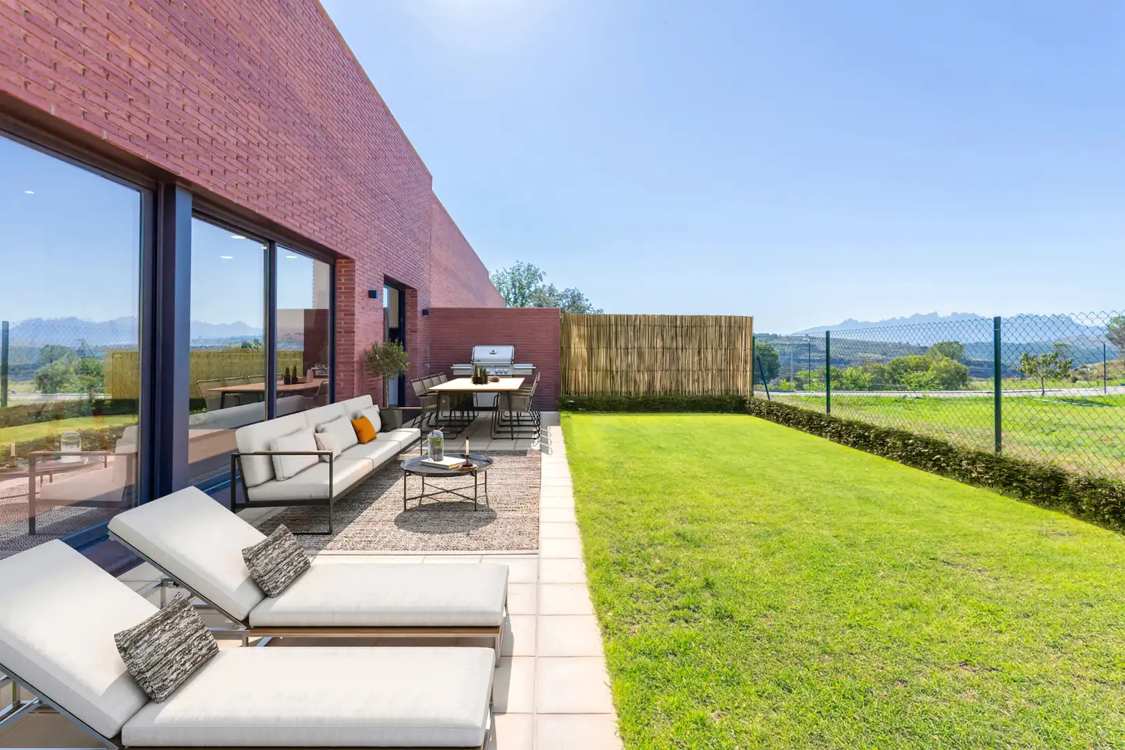 Terrace of Detached homes for sale in Sant Fruitós de Bages  with Air Conditioner, Heating and Private garden
