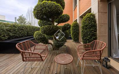 Terrace of House or chalet for sale in  Barcelona Capital  with Air Conditioner, Private garden and Parquet flooring