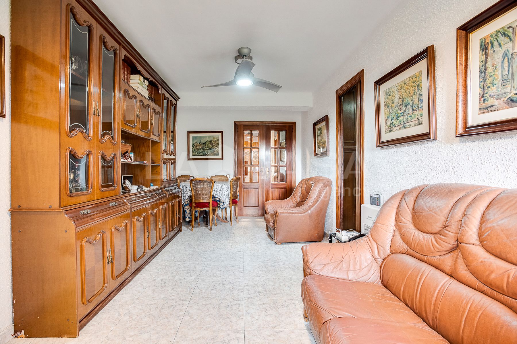 Sala d'estar de Pis en venda en  Barcelona Capital amb Balcó