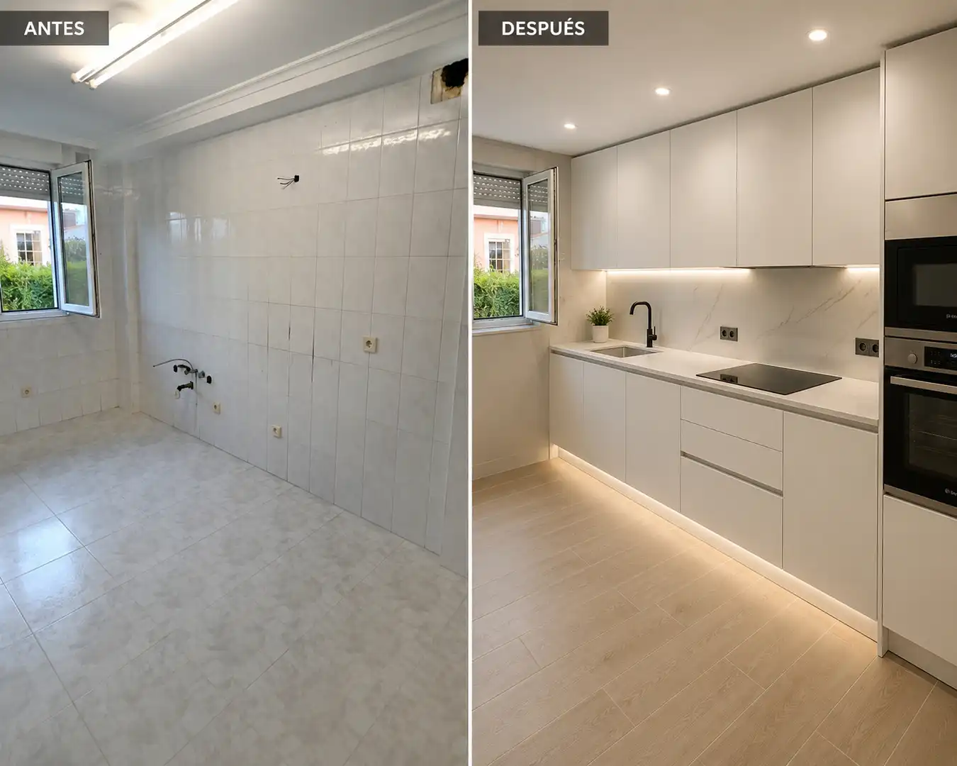 Cocina de Casa adosada en venta en Camargo con Jardín privado y Alarma