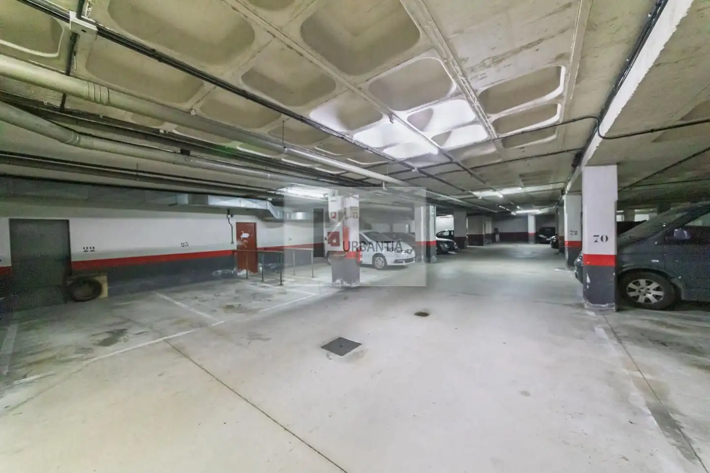 Parking of Flat for sale in  Pamplona / Iruña  with Heating, Parquet flooring and Terrace