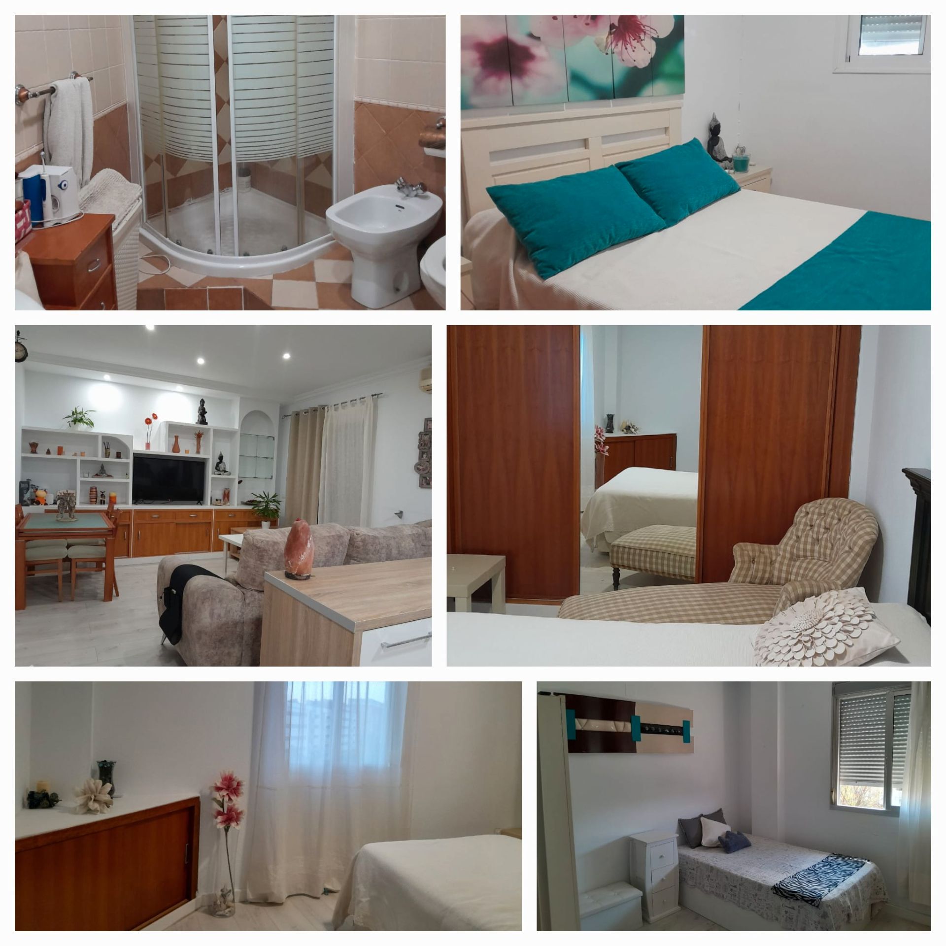 Bedroom of Flat for sale in  Sevilla Capital  with Air Conditioner, Heating and Furnished