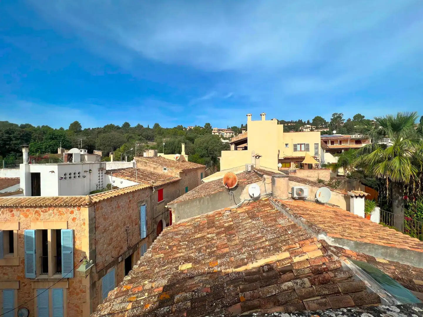Vista exterior de Casa adosada en venta en Pollença con Terraza, Amueblado y Balcón