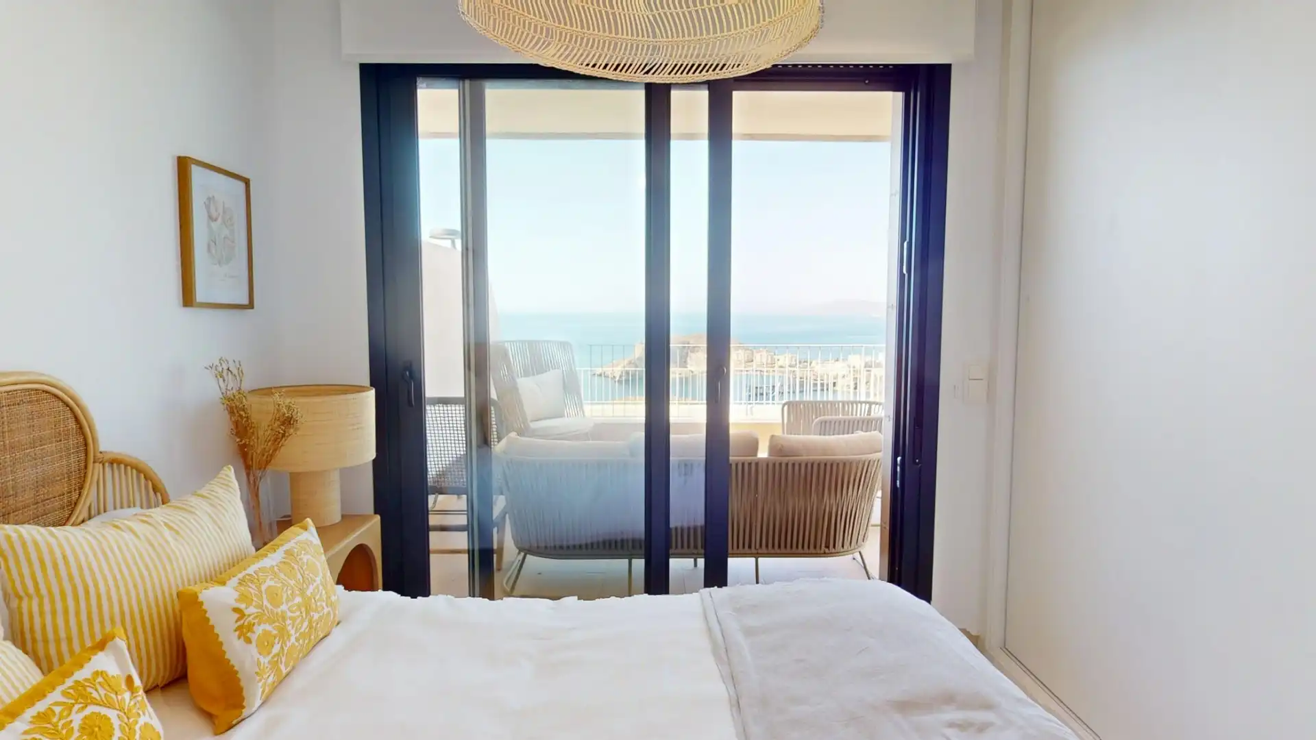 Schlafzimmer von Dachboden zum Verkauf in Águilas mit Klimaanlage, Terrasse und Abstellraum