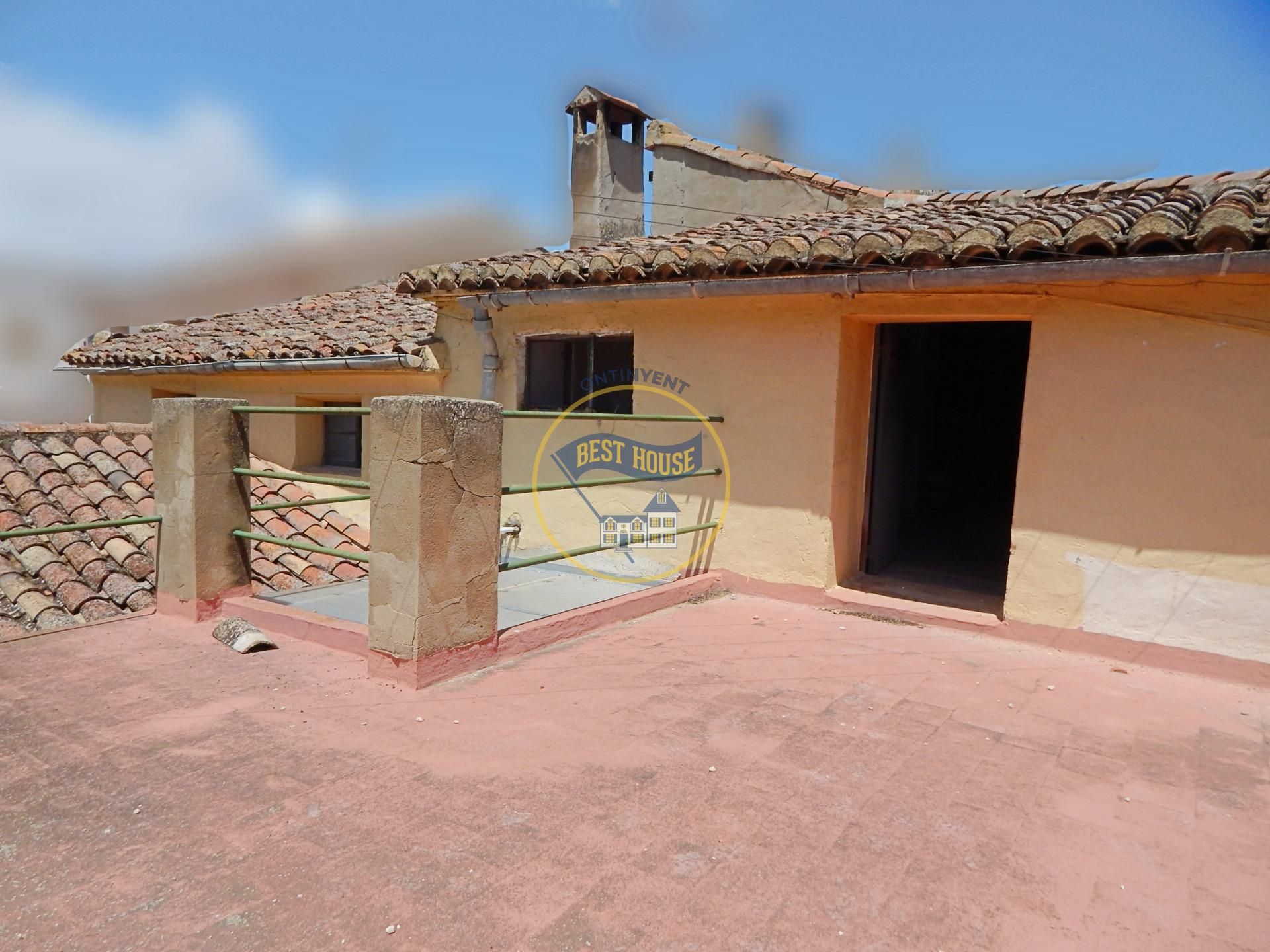 Vista exterior de Casa o xalet en venda en Fontanars dels Alforins amb Calefacció, Terrassa i Balcó