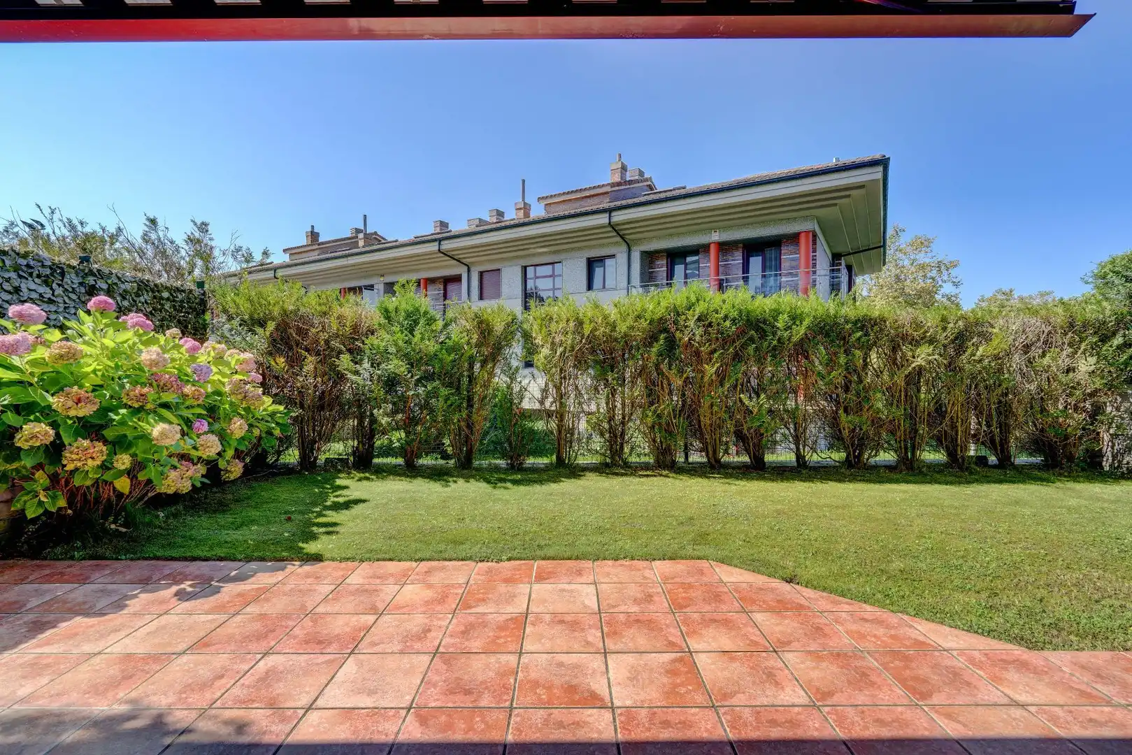 Garten von Wohnung zur Miete in Donostia - San Sebastián  mit Heizung, Privatgarten und Terrasse