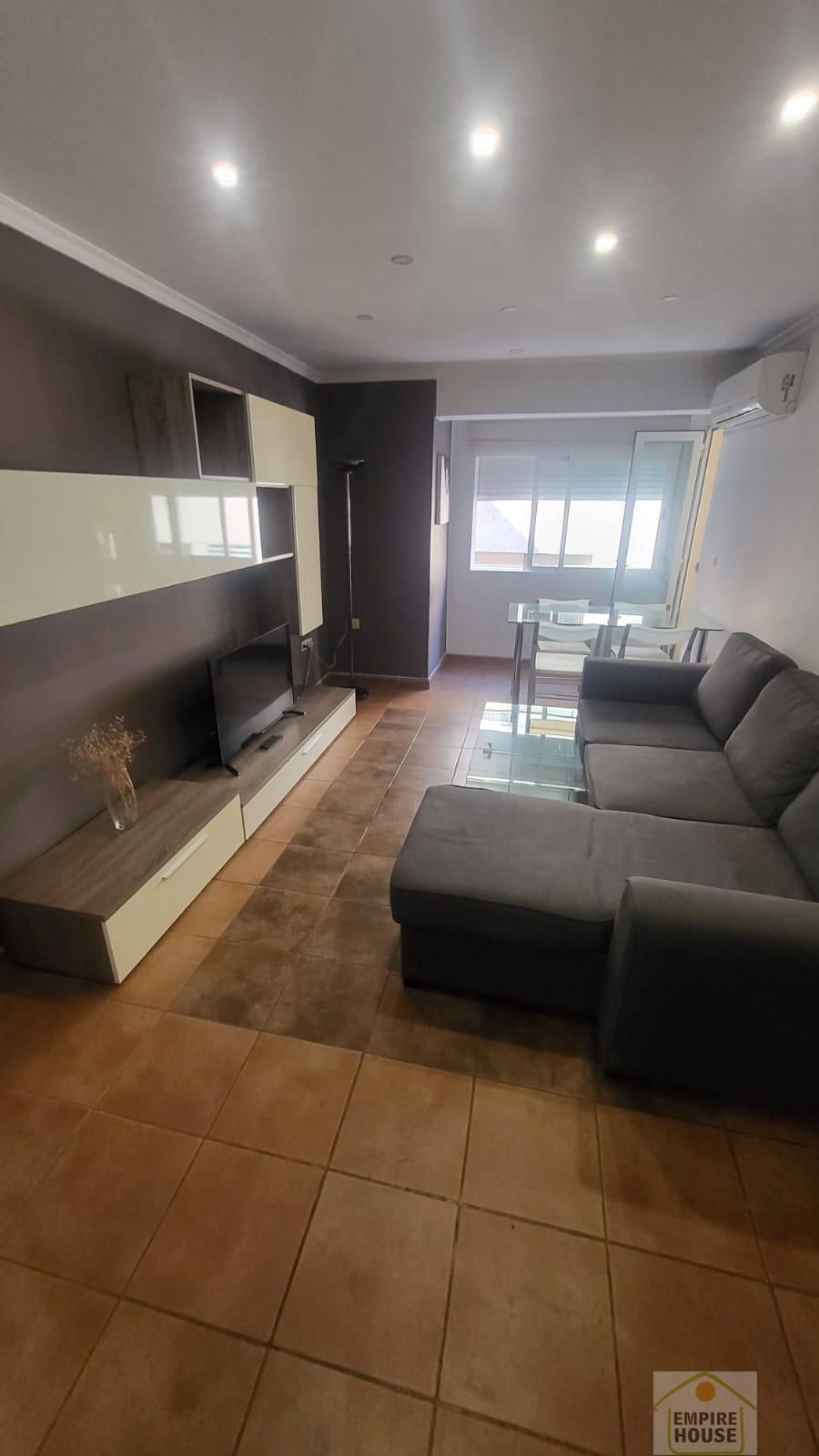 Living room of Flat to rent in  Valencia Capital  with Air Conditioner, Furnished and Balcony