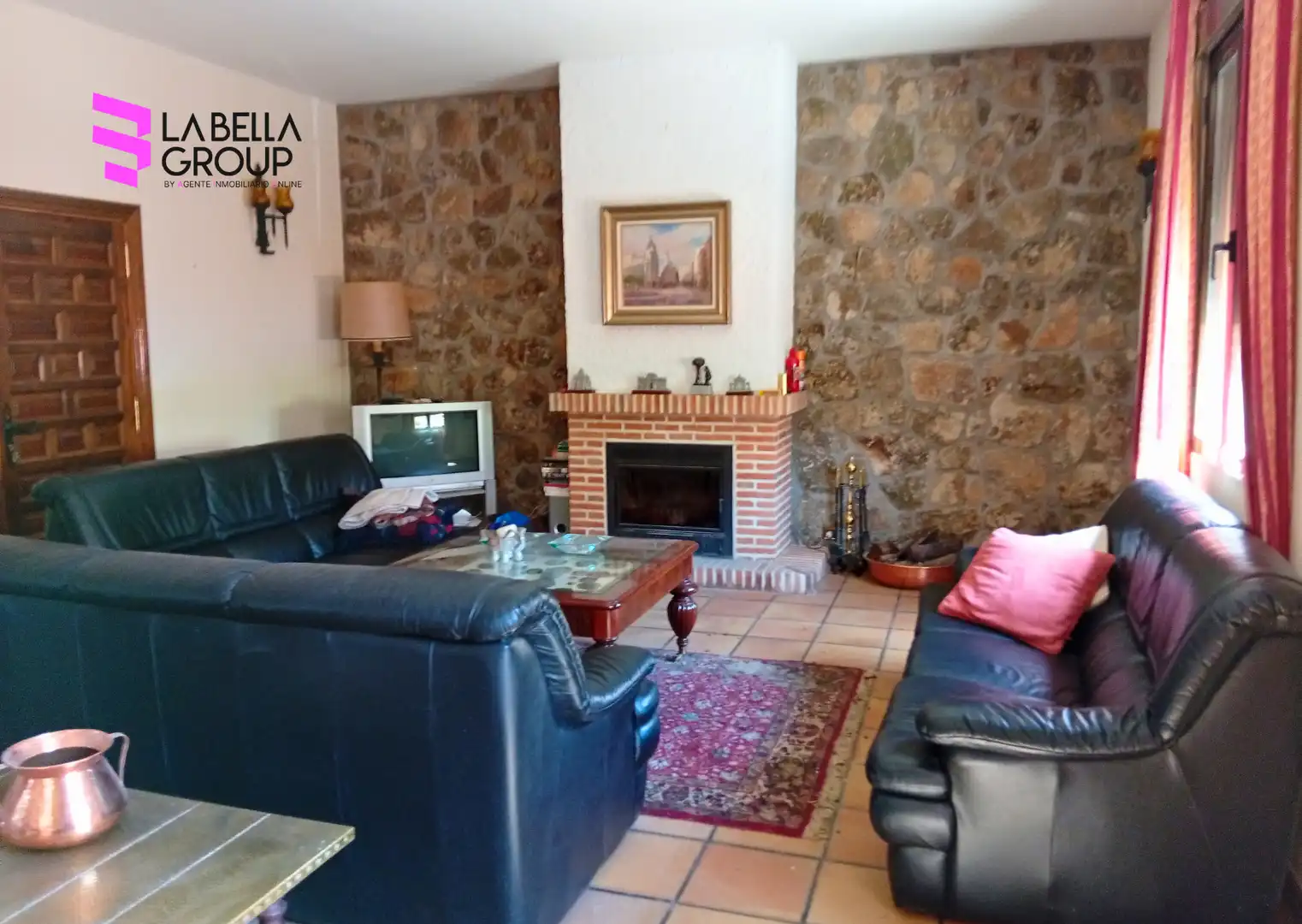 Sala de estar de Casa o chalet en venta en Ribatejada con Calefacción, Jardín privado y Terraza