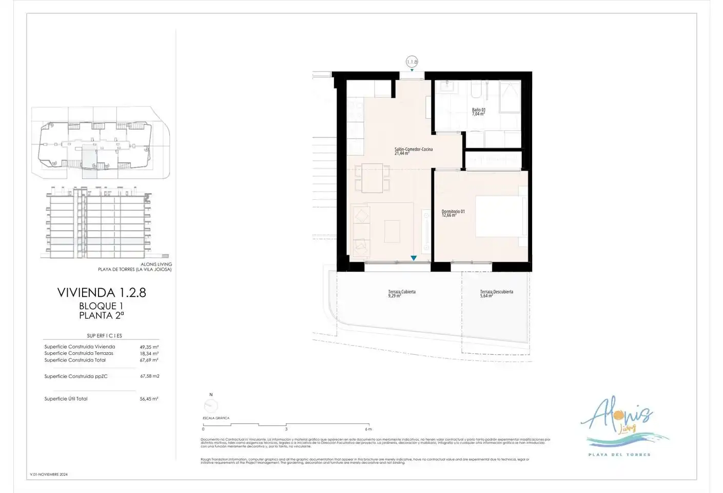 Piso con piscina en venta en Edeta, imagen 8