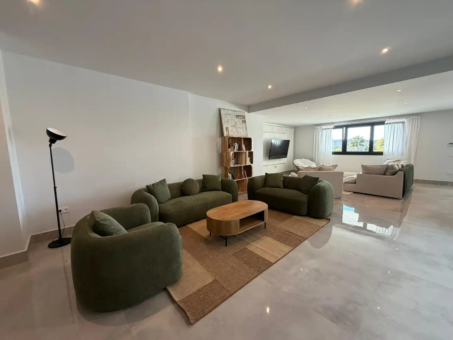 Wohnzimmer von Haus oder Chalet zur Miete in Sotogrande mit Klimaanlage, Privatgarten und Terrasse