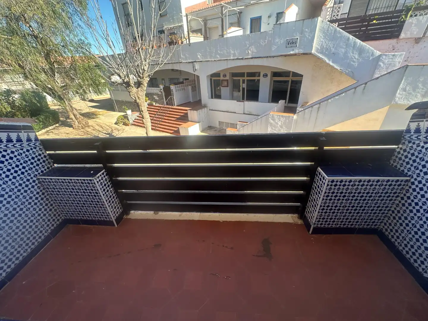 Terrasse von Wohnung zum Verkauf in Cartagena mit Klimaanlage, Privatgarten und Möbliert
