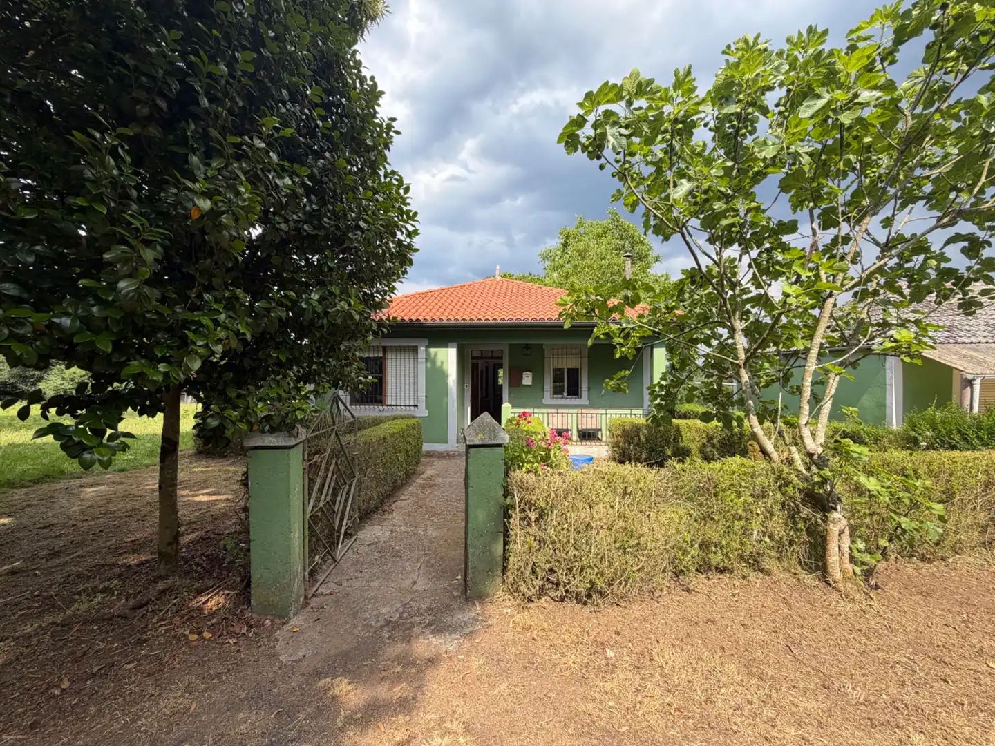 Vista exterior de Casa o chalet en venta en Monterroso con Jardín privado y Amueblado