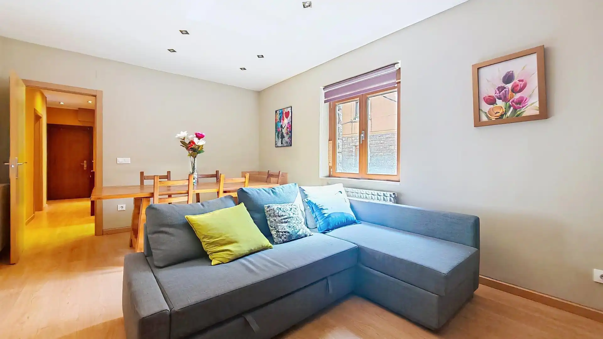 Sala de estar de Piso en venta en Gijón 