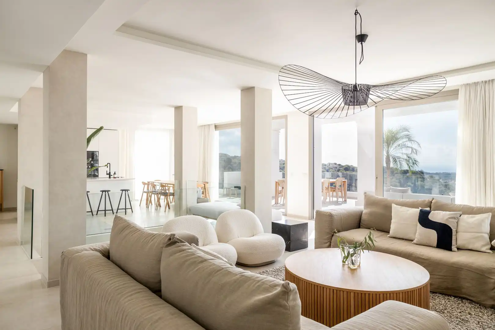 Wohnzimmer von Dachboden zum Verkauf in Marbella mit Terrasse und Balkon