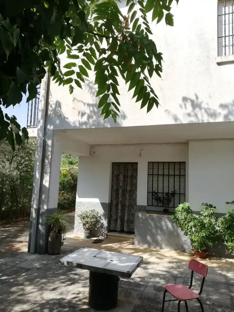 Vista exterior de Finca rústica en venda en Plasencia amb Jardí privat, Traster i Piscina
