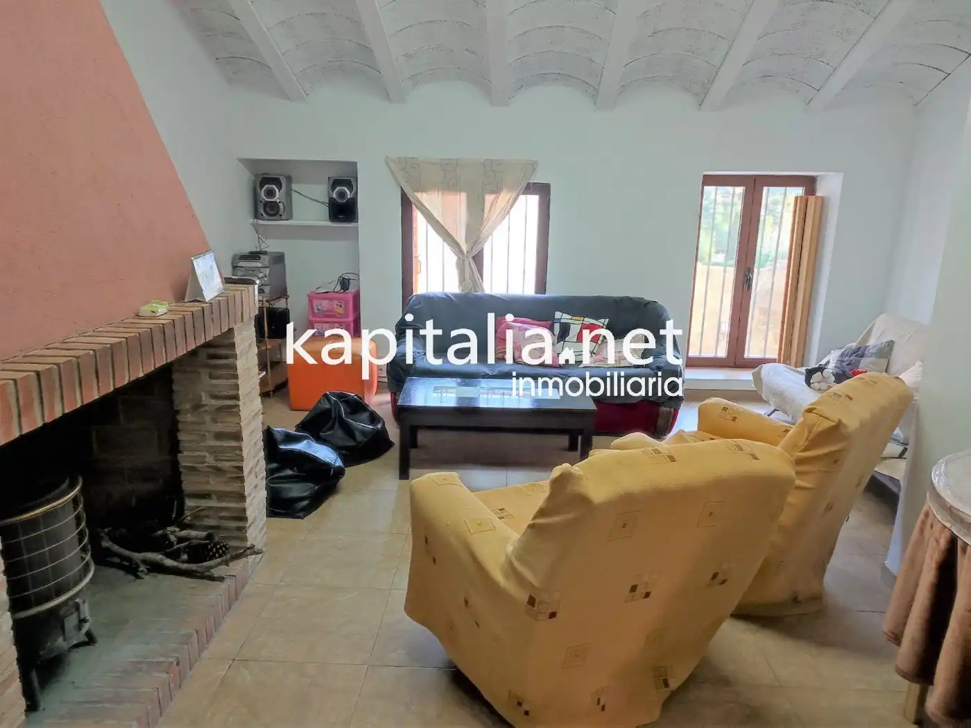 Sala de estar de Casa o chalet en venta en Agullent con Terraza y Balcón