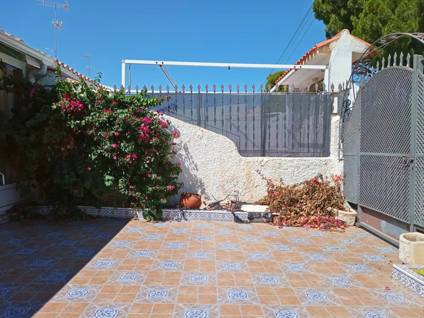 Terrassa de Casa adosada en venda en San Javier amb Jardí privat, Traster i Moblat