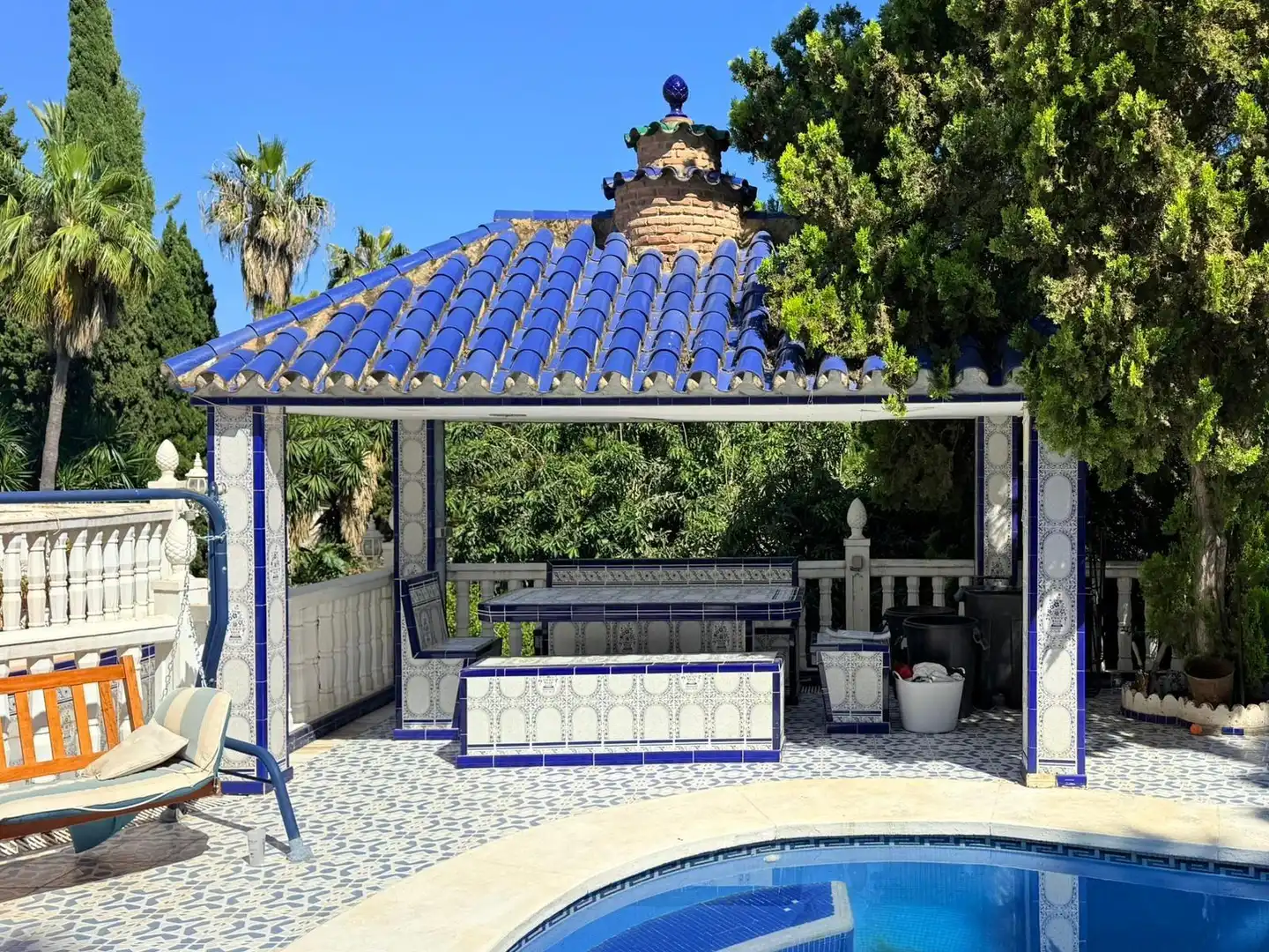 Terrassa de Casa o xalet en venda en Benalmádena amb Aire condicionat, Jardí privat i Terrassa