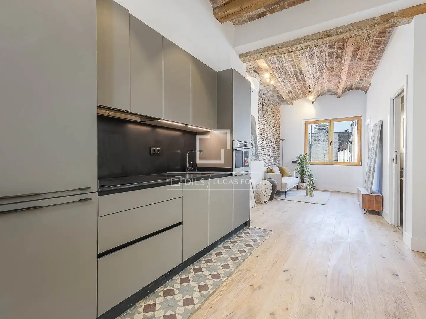 Cocina de Piso en venta en Barcelona con Aire acondicionado y Balcón