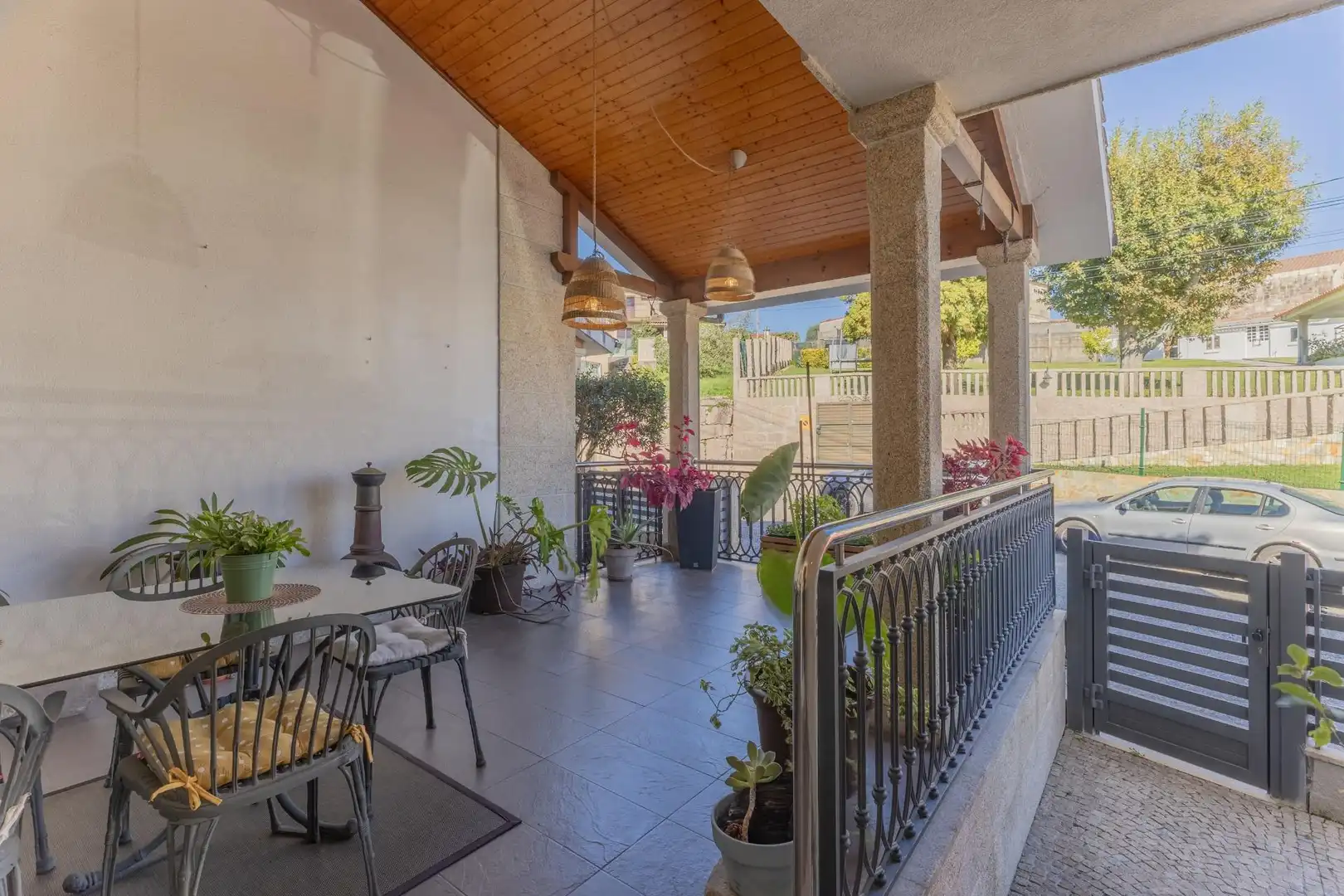 Terraza de Casa adosada en venta en Moaña con Calefacción, Terraza y Amueblado