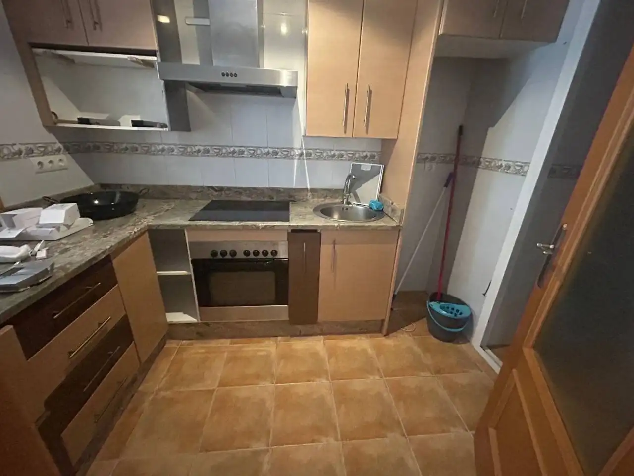 Cocina de Piso en venta en Roquetas de Mar con Aire acondicionado, Terraza y Piscina comunitaria