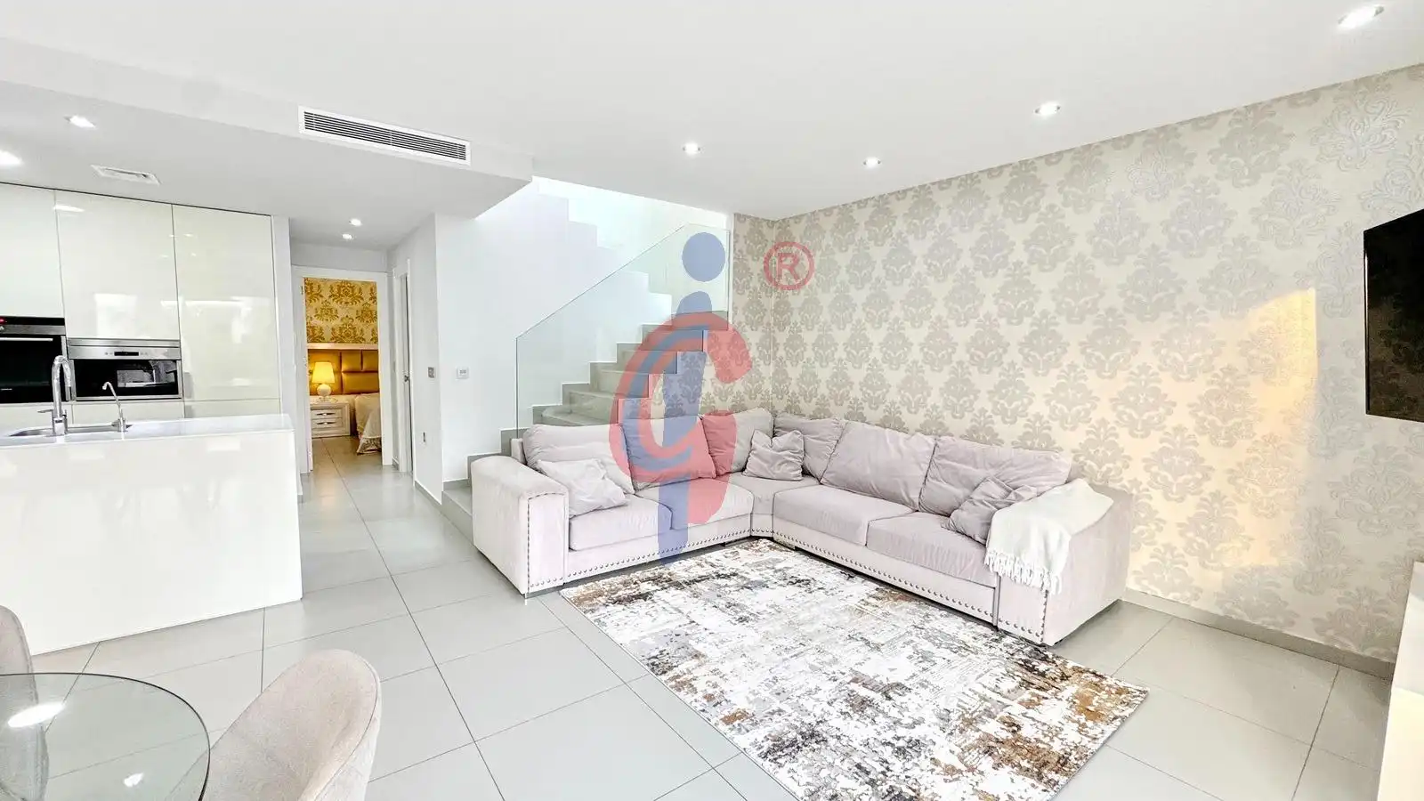 Sala de estar de Casa o chalet en venta en Rojales con Aire acondicionado, Jardín privado y Terraza