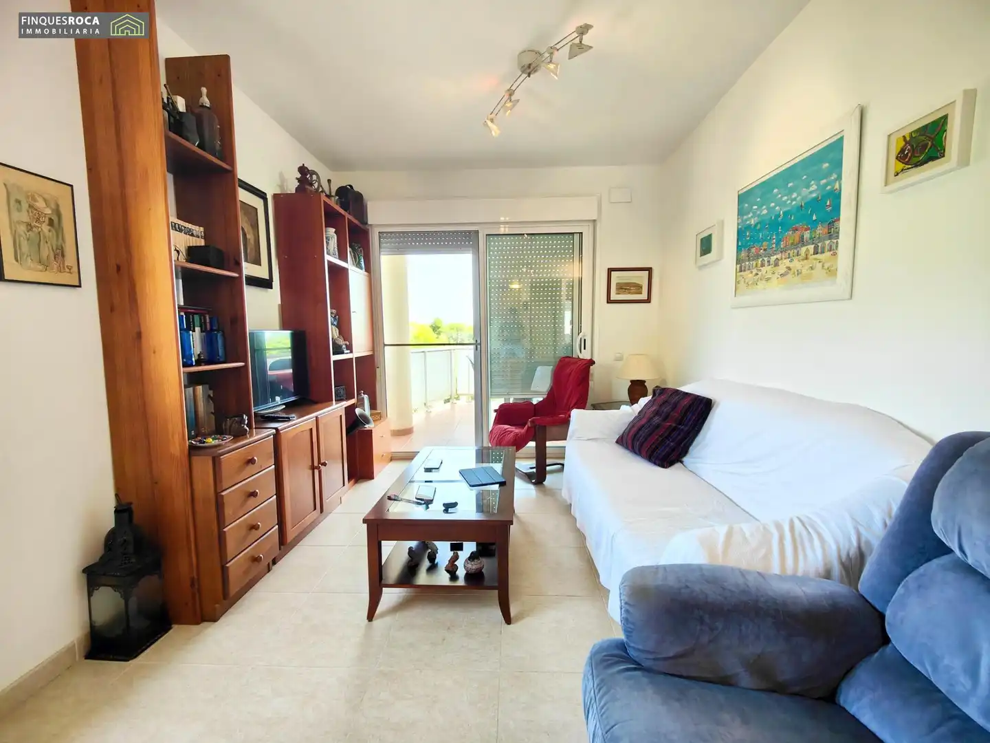 Living room of Attic for sale in Alcanar  with Air Conditioner, Terrace and Community pool